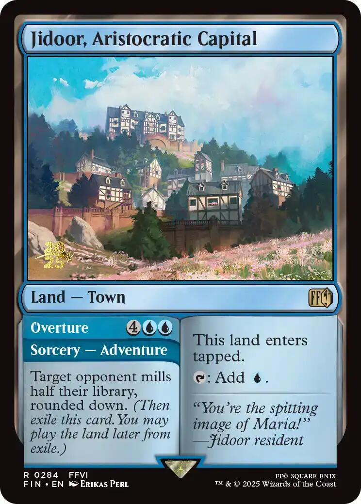 Jidoor, Aristocratic Capital [FINAL FANTASY Prerelease Promo] | Exor Games Bridgewater