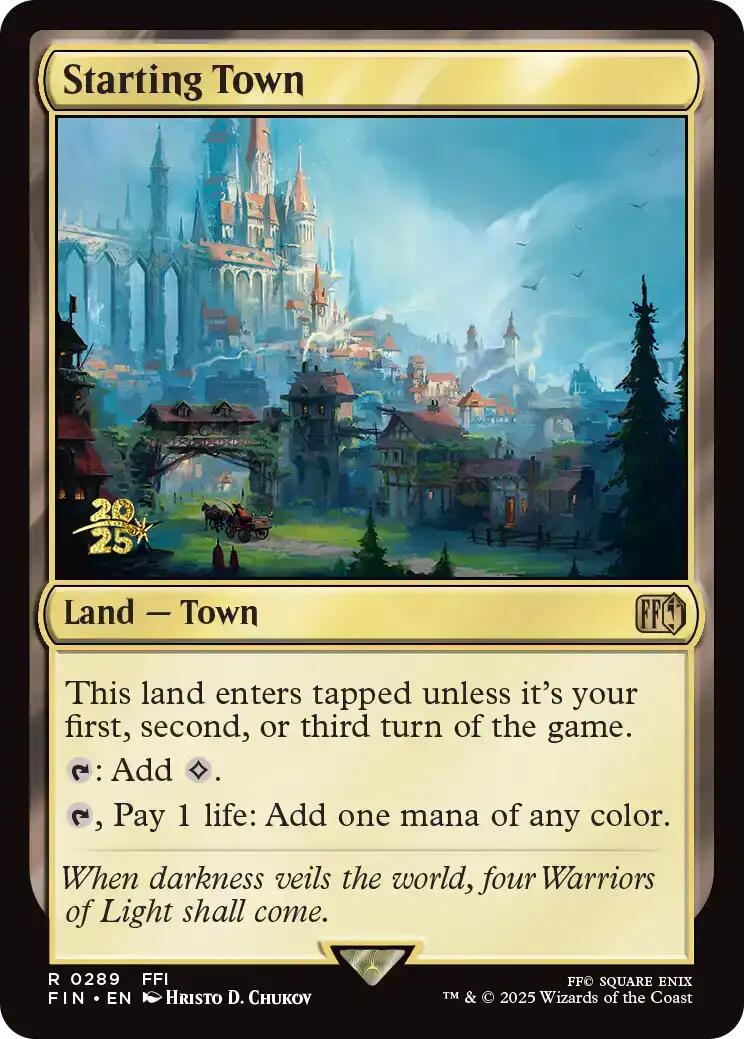 Starting Town [FINAL FANTASY Prerelease Promo] | Exor Games Bridgewater