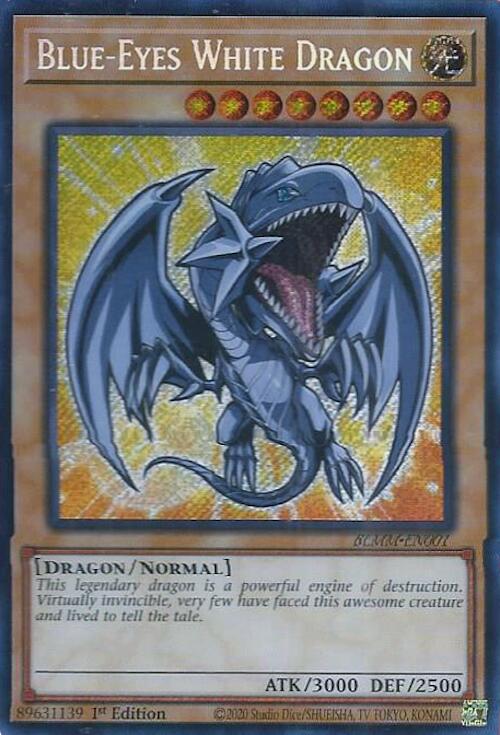 Blue-Eyes White Dragon [BLMM-EN001] Secret Rare | Exor Games Bridgewater