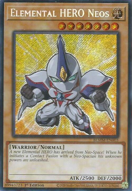 Elemental HERO Neos [BLMM-EN003] Secret Rare | Exor Games Bridgewater