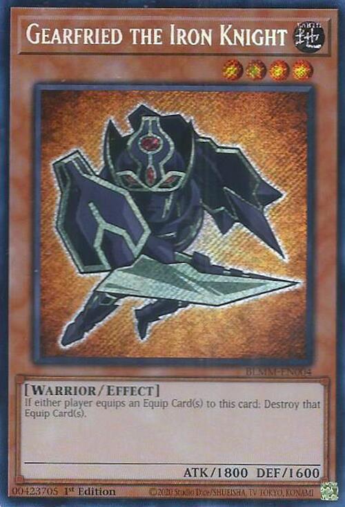 Gearfried the Iron Knight [BLMM-EN004] Secret Rare | Exor Games Bridgewater