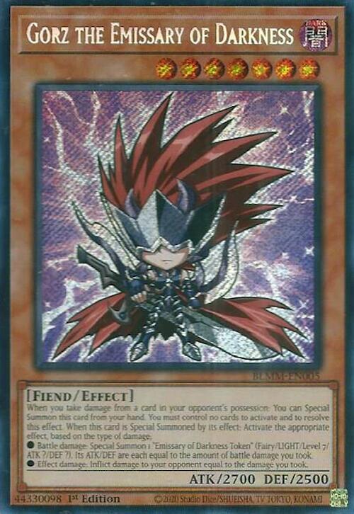 Gorz the Emissary of Darkness [BLMM-EN005] Secret Rare | Exor Games Bridgewater