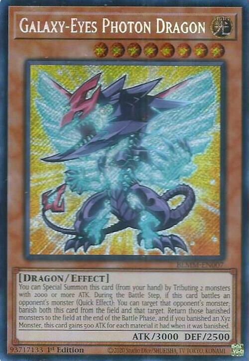 Galaxy-Eyes Photon Dragon [BLMM-EN007] Secret Rare | Exor Games Bridgewater