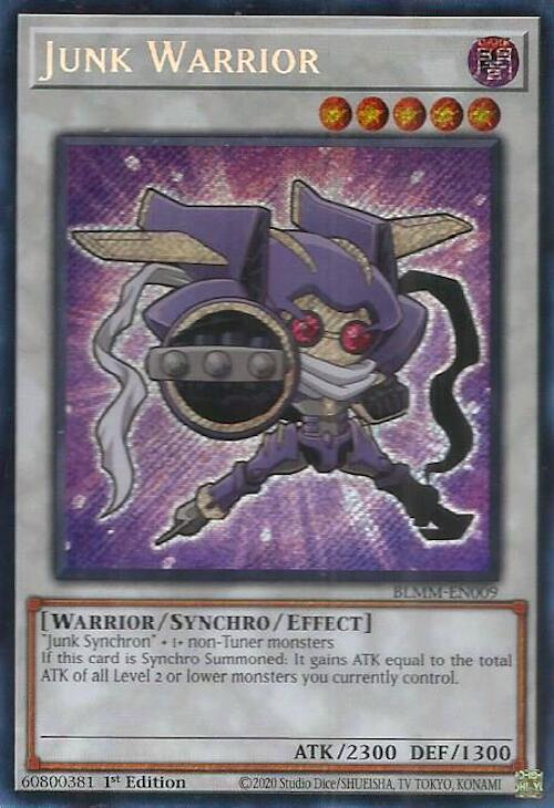 Junk Warrior [BLMM-EN009] Secret Rare | Exor Games Bridgewater