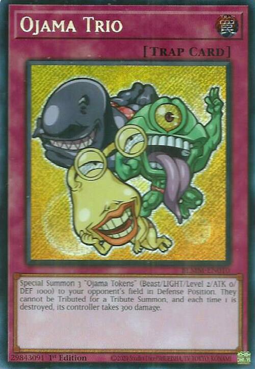 Ojama Trio [BLMM-EN010] Secret Rare | Exor Games Bridgewater