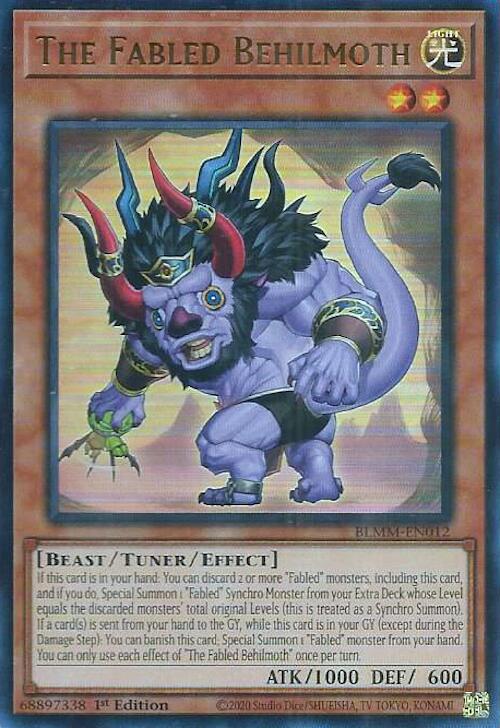 The Fabled Behilmoth [BLMM-EN012] Ultra Rare | Exor Games Bridgewater