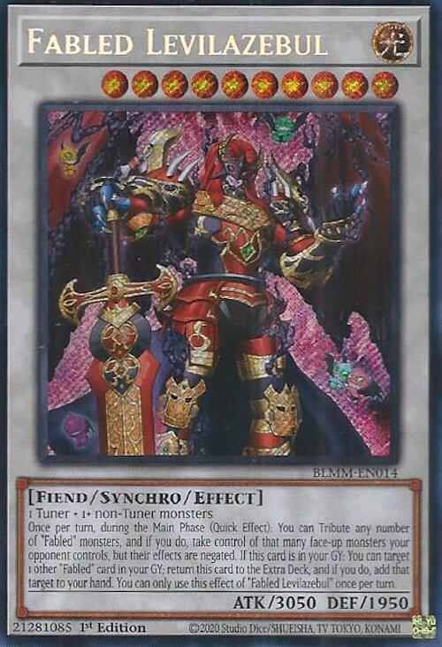 Fabled Levilazebul [BLMM-EN014] Secret Rare | Exor Games Bridgewater