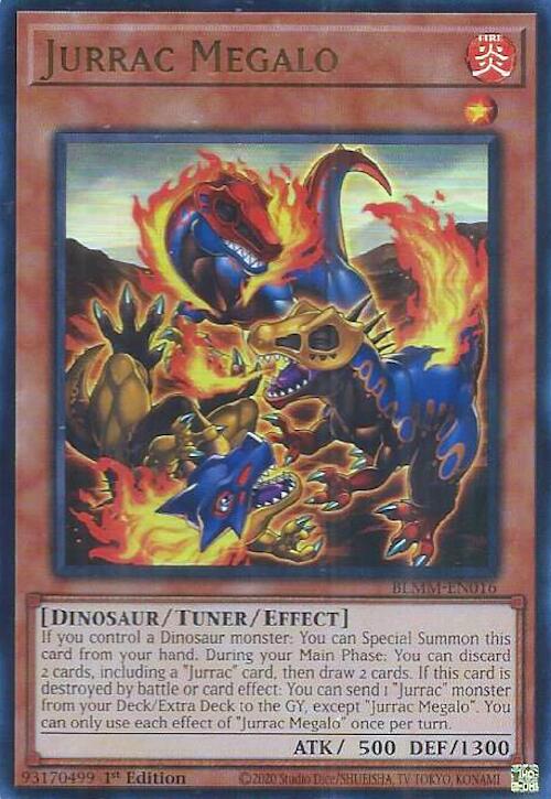 Jurrac Megalo [BLMM-EN016] Ultra Rare | Exor Games Bridgewater