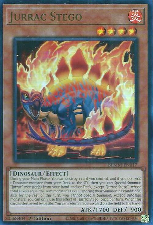 Jurrac Stego [BLMM-EN017] Ultra Rare | Exor Games Bridgewater