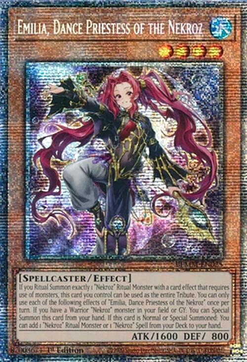 Emilia, Dance Priestess of the Nekroz (Starlight Rare) [BLMM-EN025] Starlight Rare | Exor Games Bridgewater