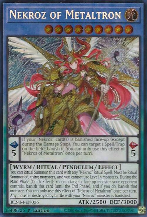 Nekroz of Metaltron [BLMM-EN026] Secret Rare | Exor Games Bridgewater