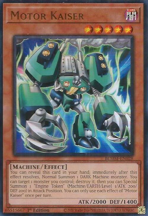 Motor Kaiser [BLMM-EN028] Ultra Rare | Exor Games Bridgewater
