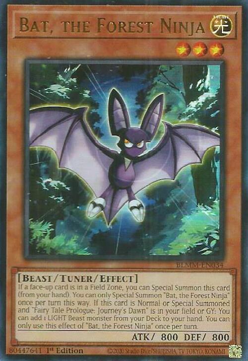 Bat, the Forest Ninja [BLMM-EN034] Ultra Rare | Exor Games Bridgewater