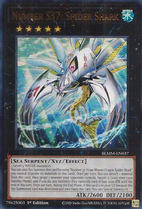 Number S37: Spider Shark [BLMM-EN037] Ultra Rare | Exor Games Bridgewater