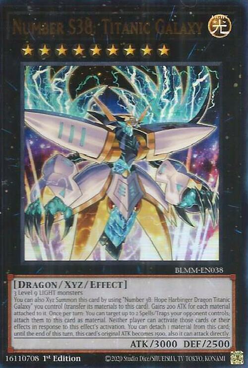 Number S38: Titanic Galaxy [BLMM-EN038] Ultra Rare | Exor Games Bridgewater