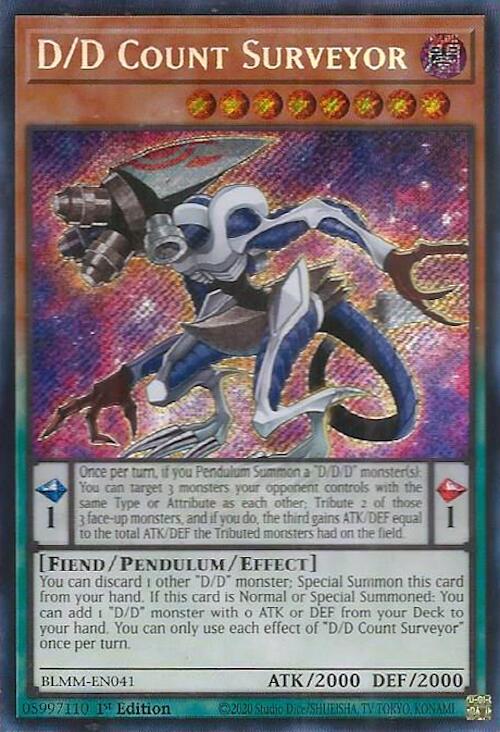 D/D Count Surveyor [BLMM-EN041] Secret Rare | Exor Games Bridgewater