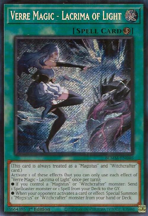 Verre Magic - Lacrima of Light [BLMM-EN046] Secret Rare | Exor Games Bridgewater