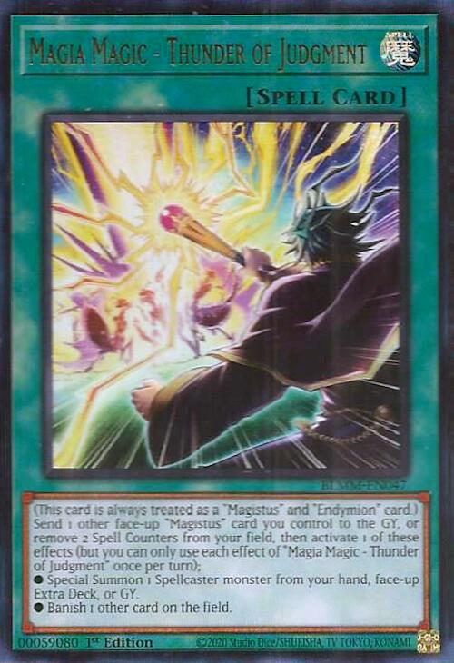 Magia Magic - Thunder of Judgment [BLMM-EN047] Ultra Rare | Exor Games Bridgewater