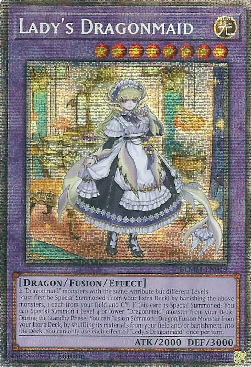 Lady's Dragonmaid (Starlight Rare) [BLMM-EN049] Starlight Rare | Exor Games Bridgewater