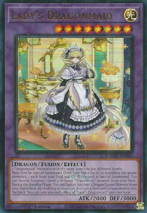 Lady's Dragonmaid [BLMM-EN049] Ultra Rare | Exor Games Bridgewater
