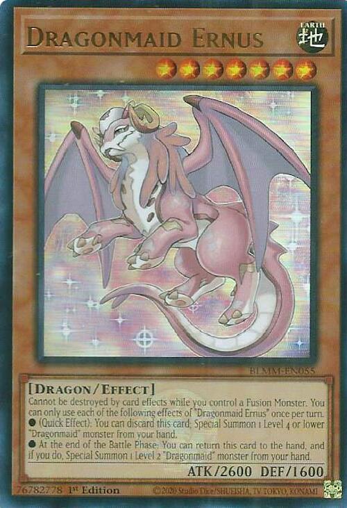 Dragonmaid Ernus [BLMM-EN055] Ultra Rare | Exor Games Bridgewater