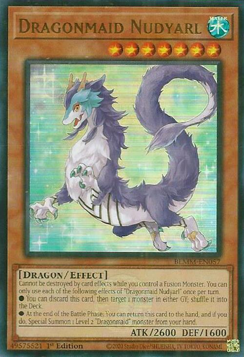 Dragonmaid Nudyarl [BLMM-EN057] Ultra Rare | Exor Games Bridgewater