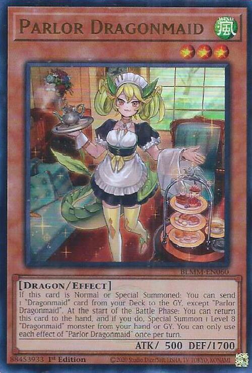 Parlor Dragonmaid [BLMM-EN060] Ultra Rare | Exor Games Bridgewater