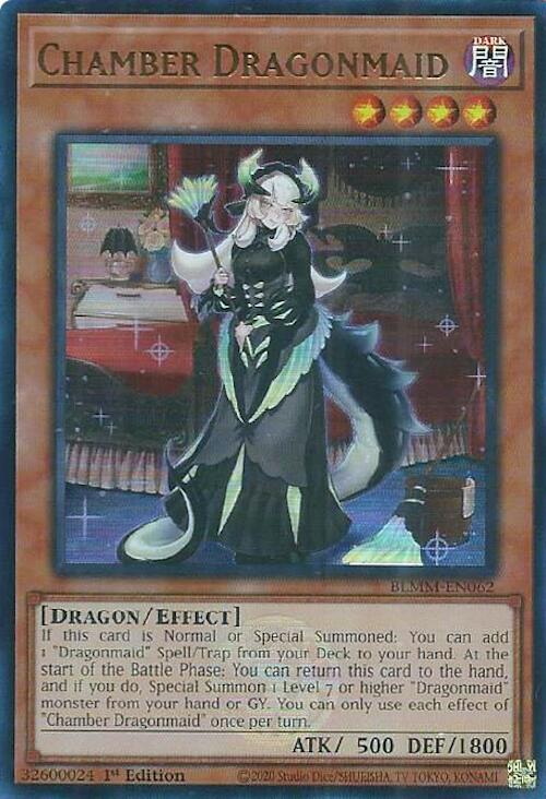 Chamber Dragonmaid [BLMM-EN062] Ultra Rare | Exor Games Bridgewater