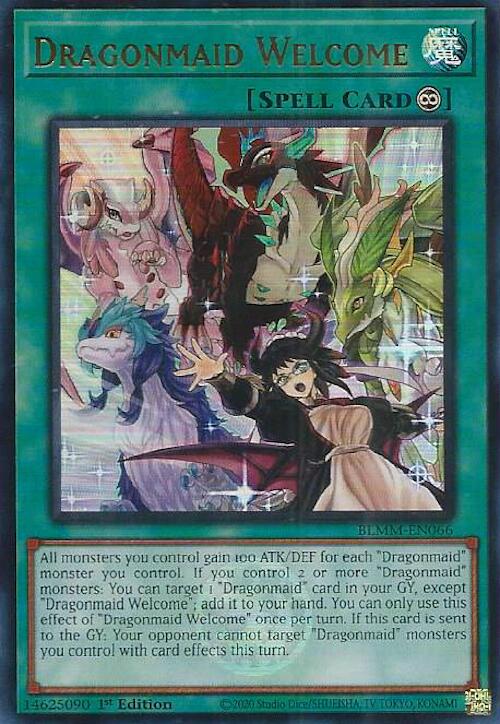 Dragonmaid Welcome [BLMM-EN066] Ultra Rare | Exor Games Bridgewater