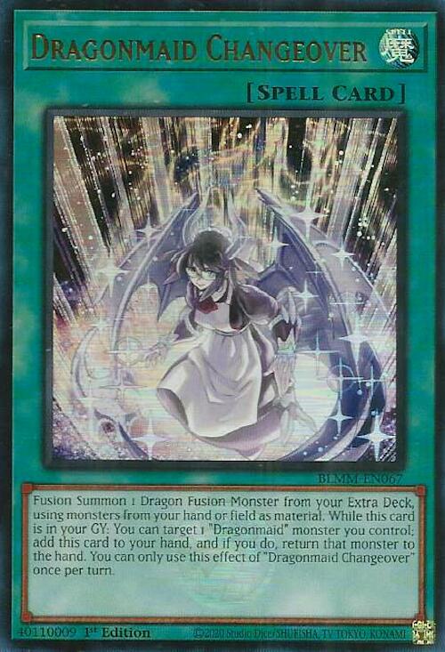 Dragonmaid Changeover [BLMM-EN067] Ultra Rare | Exor Games Bridgewater