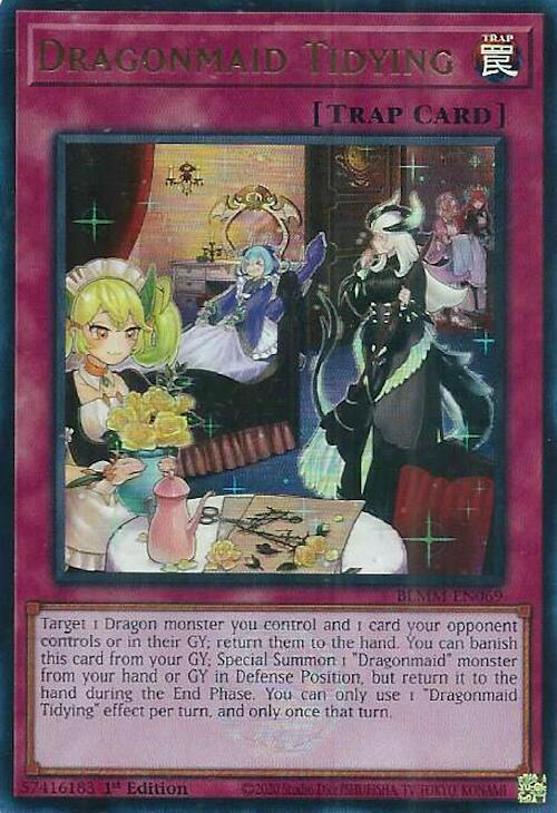 Dragonmaid Tidying [BLMM-EN069] Ultra Rare | Exor Games Bridgewater