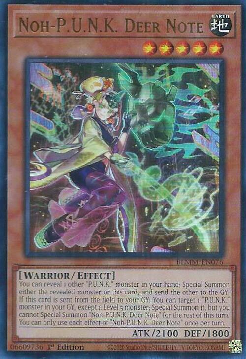 Noh-P.U.N.K. Deer Note [BLMM-EN076] Ultra Rare | Exor Games Bridgewater