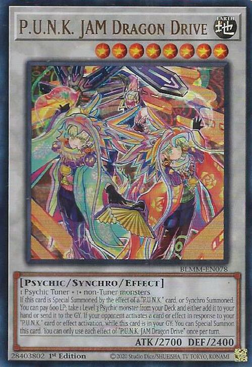 P.U.N.K. JAM Dragon Drive [BLMM-EN078] Ultra Rare | Exor Games Bridgewater