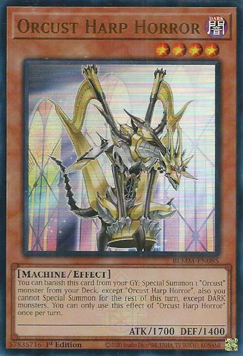 Orcust Harp Horror [BLMM-EN085] Ultra Rare | Exor Games Bridgewater