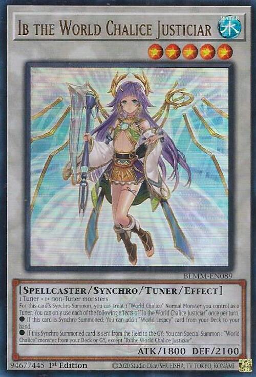 Ib the World Chalice Justiciar [BLMM-EN089] Ultra Rare | Exor Games Bridgewater