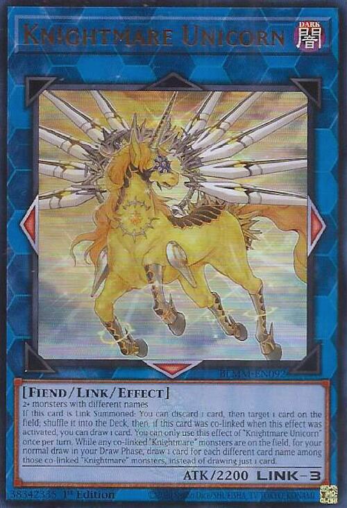 Knightmare Unicorn [BLMM-EN092] Ultra Rare | Exor Games Bridgewater