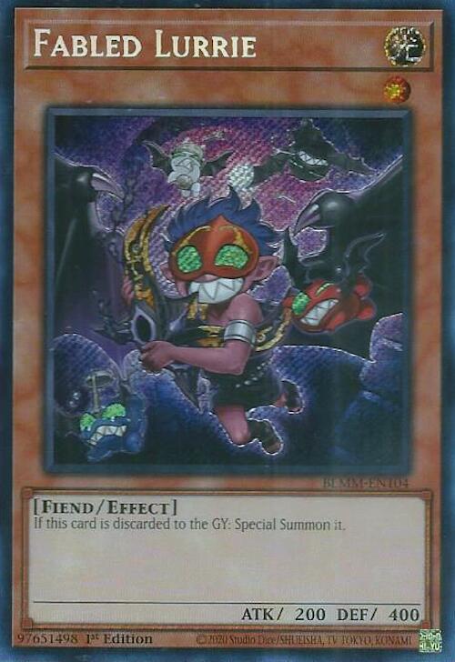 Fabled Lurrie [BLMM-EN104] Secret Rare | Exor Games Bridgewater