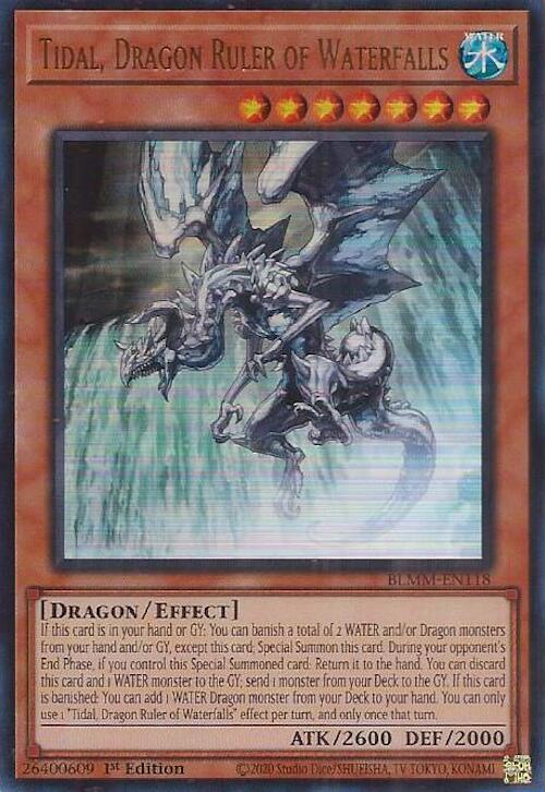 Tidal, Dragon Ruler of Waterfalls [BLMM-EN118] Ultra Rare | Exor Games Bridgewater