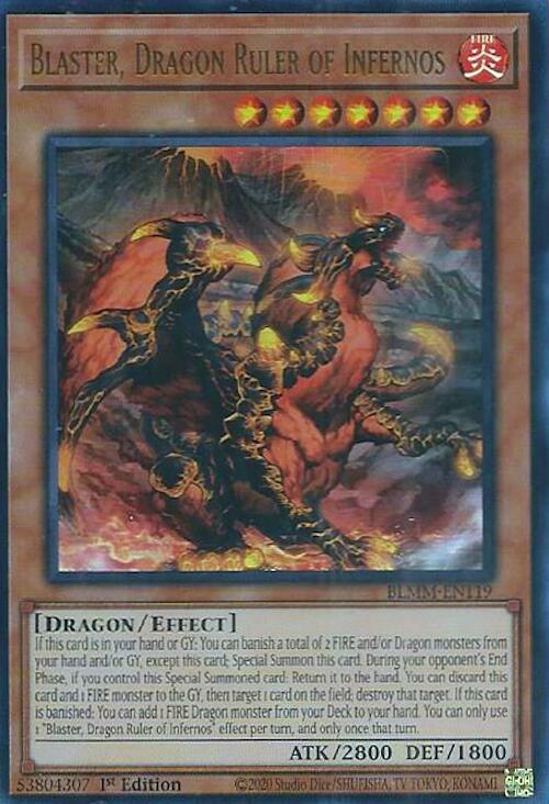 Blaster, Dragon Ruler of Infernos [BLMM-EN119] Ultra Rare | Exor Games Bridgewater