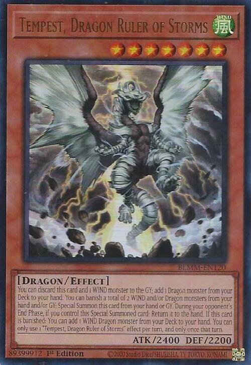 Tempest, Dragon Ruler of Storms [BLMM-EN120] Ultra Rare | Exor Games Bridgewater