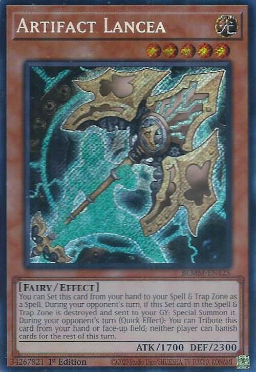 Artifact Lancea [BLMM-EN125] Secret Rare | Exor Games Bridgewater