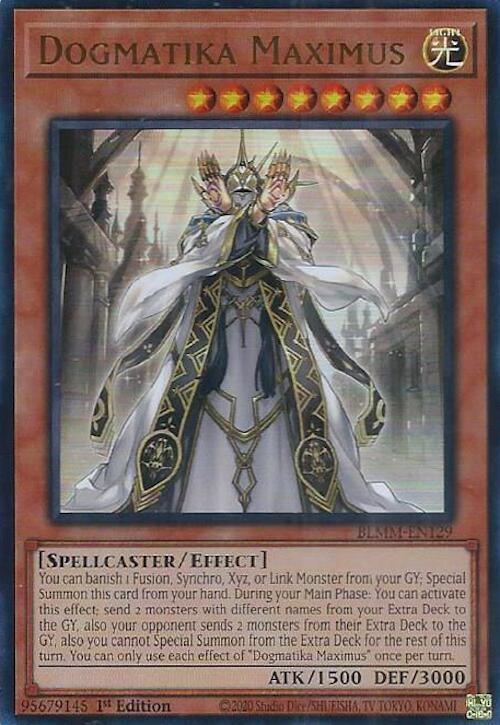 Dogmatika Maximus [BLMM-EN129] Ultra Rare | Exor Games Bridgewater