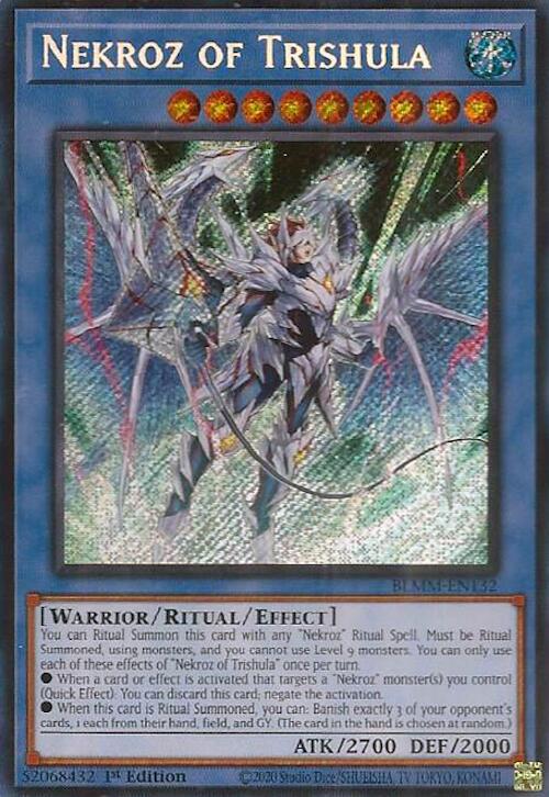 Nekroz of Trishula [BLMM-EN132] Secret Rare | Exor Games Bridgewater