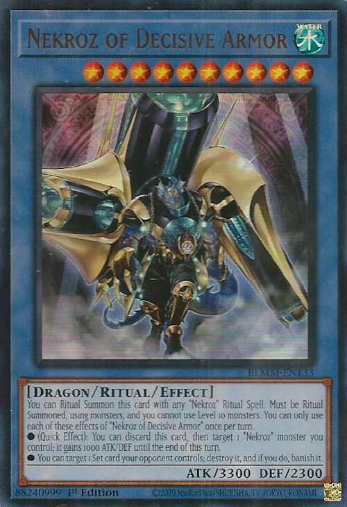 Nekroz of Decisive Armor [BLMM-EN133] Ultra Rare | Exor Games Bridgewater