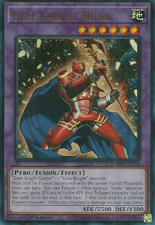 Gem-Knight Ruby [BLMM-EN136] Ultra Rare | Exor Games Bridgewater