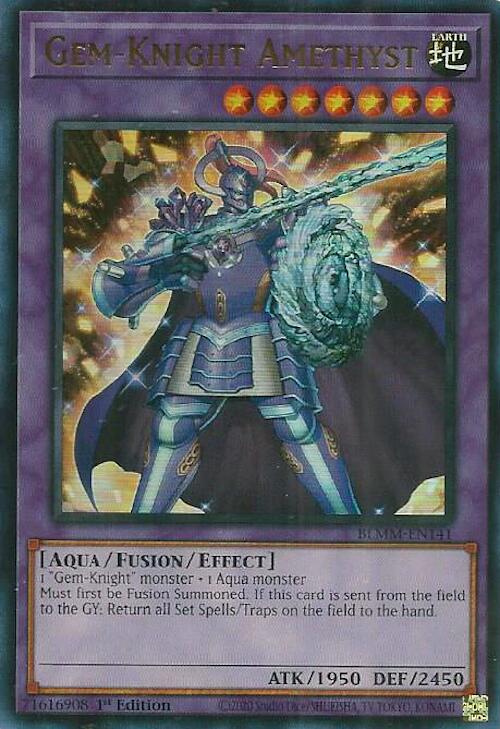 Gem-Knight Amethyst [BLMM-EN141] Ultra Rare | Exor Games Bridgewater