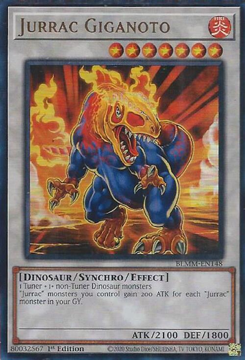 Jurrac Giganoto [BLMM-EN148] Ultra Rare | Exor Games Bridgewater