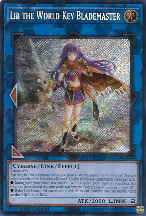 Lib the World Key Blademaster [BLMM-EN159] Secret Rare | Exor Games Bridgewater
