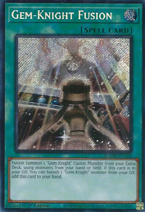 Gem-Knight Fusion [BLMM-EN160] Secret Rare | Exor Games Bridgewater