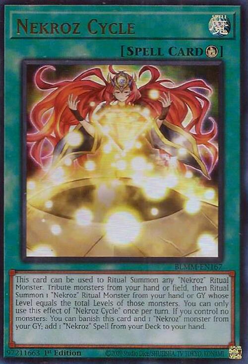 Nekroz Cycle [BLMM-EN167] Ultra Rare | Exor Games Bridgewater
